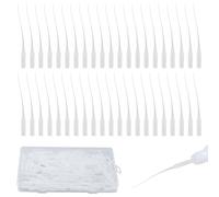 215 punte adesive per secondi, colla micro tip, applicatore di plastica, punte per bottiglie, applicatore, contagocce contagocce Tips dosaggio di laboratorio
