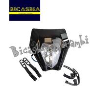 21534 - MASCHERA FARO FANALE ANTERIORE GRUPPO OTTICO TIPO KTM NERO