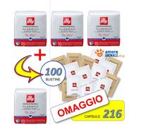 216 Capsule Caffè ILLY IPERESPRESSO → Caffe Classico Intenso Forte Decaffeinato