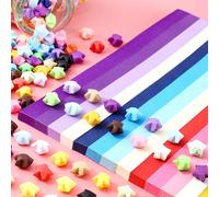2160pcs Strips Strips strisce colorate carta a cinque stelle carta pieghevole