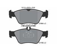 2166404 TEXTAR Kit pastiglie freno, Freno a disco per MERCEDES-BENZ