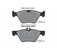 2167001 TEXTAR Kit pastiglie freno, Freno a disco per CHRYSLER,MERCEDES-BENZ