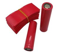 21700 Guaine per batterie, 100 pezzi di guaina termoretraibile in PVC, 3, 1x1, 4 pollici per coperchio batteria al litio, guaina termoretraibile, per coperchio batteria, guai