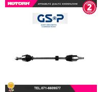 217149 Albero motore/Semiasse destro adatto a Fiat Panda 169 (MARCA-GSP)..