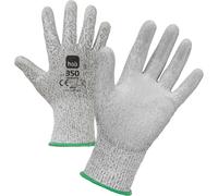 2174 Q.TA' 12 GUANTI HOB ANTITAGLIO FILO/PU GRIGIO TG. 8