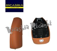 21805 - SELLA SELLONE MARRONE CON SERRATURA VESPA PX 125 150 200 A DISCO