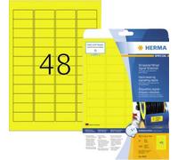 2180694 Herma 8030 etichette a4 45.7 x 21.2 mm pellicola in poliestere giallo