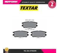 2184002 Kit pastiglie freno, Freno a disco posteriore (MARCA TEXTAR)..