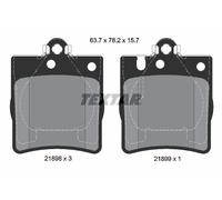 2189803 TEXTAR Kit pastiglie freno, Freno a disco per MERCEDES-BENZ