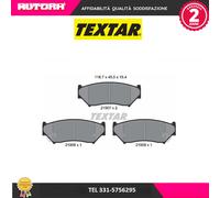 2190701 Kit pastiglie freno, Freno a disco anteriore (MARCA TEXTAR)..