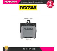 2191903 Kit pastiglie freno, Freno a disco posteriore (MARCA-TEXTAR)..