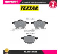 2193801 Kit pastiglie freno, Freno a disco anteriore (MARCA TEXTAR)..