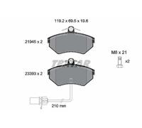 2194504 TEXTAR Kit pastiglie freno, Freno a disco per AUDI,VW