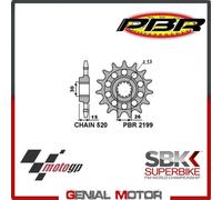 2199 17 18NC Pignone PBR Passo 520 - 17 Denti per BMW S RR HP4 2013 > 2014