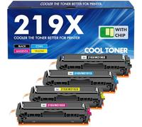 219X 219A MFP 3302FDW Toner: 4-Pack Con Chip Compatibili per HP 219X 219A per Color LaserJet Pro MFP 3302FDW 3302SDW 3302FDN 3302FDNG 3302FDWG 3302SDWG 3202DN 3202DW W2190X Nero Ciano Giallo Magenta