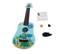21in Ukulele Design cartone animato ad alta tensione Nylon Strings Ukulele Strumenti musicali per principianti Ukulele Blue Dinosaur 52cm