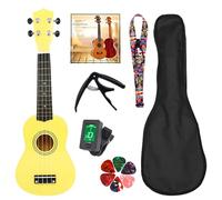 21Inch Legno Ukulele Chitarra 4 Corde Strumenti Musicali Apprendimento Educativo Tutorial Primario Per Studenti Principianti