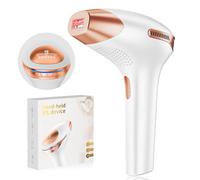 21J Epilatore Luce Pulsata Laser, 3 In 1 HR/SC/RA Efficiente Epilatore Laser, 9 Livelli di Energia, 999.900 Flashes per Depilatore Corpo Donna, uomo, Viso, Ascelle, Gambe
