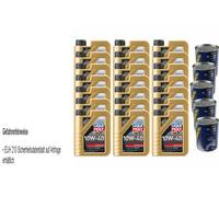 21L Olio Motore Liqui Moly Leichtlauf 10W-40 5x MANNOL Motor Doctor ADDITIV