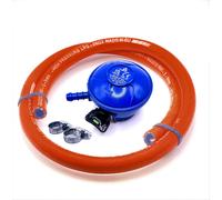 21mm 'Clip Su' Tipo Regolatore per Butano Gas Bottiglia 1.3 KG/H Con 2 M Tubo