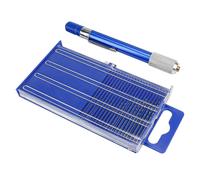 21PCS Carburatore Trapano Punte Perno Morsa Set per Gioielli Bead Making Crafts