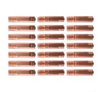 21PCS Per MIG Saldatura Punte di contatto Ugelli in rame Set per prestazioni ottimali con Per Torcia di Saldatura 15AK