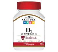 21st Century, Vitamina D-1000, 110 Compresse