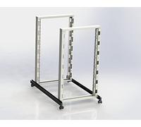 21U 48,26 cm cornice aperta Rack della Custodia - 1000 mm profondità - grigio chiaro - armadietto di rete Server