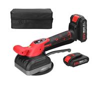 21V Piastrellatrice Elettrica For Piastrelle For Pavimenti A Parete Posa Di Strumenti Vibranti For La Decorazione Della Casa Utilità Con Ventosa Allargata Precisione Risparmio Fatica(2pcs batteries)