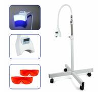21W LED Lampada per denti dentali Lampada sbiancante Tipo di supporto da pavimento Dispositivo acceleratore per macchina per sbiancamento dei denti 9000MCD