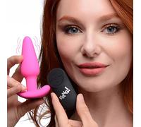 21X PLUG DE SILICONA CON CONTROL REMOTO - ROSA