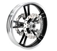 21x3.5 Enforcer Ruota anteriore Freni a disco Bulloni per Harley Raod King 09-23
