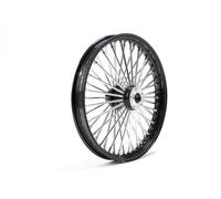 21x3 " Big Grasso Raggio Felge Nero Frontale 1x Flangia Adatto A per Harley