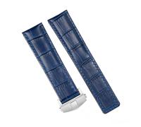 22/20 MM breitling BENTLEY CHRONOGRAPH 42 Originale Blu IN Pelle Cinturino