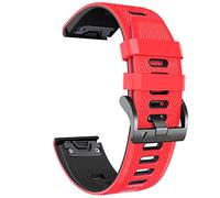 22 26 mm QuickFit Cinturino per Fenix 7 7x 6 6x Pro 5x 5 Plus 3 3HR Forerunner 935 945 SILICONE STAY SILSPADER, Fenix5 5Plus, A