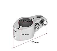 22-32 MILLIMETRI In Acciaio Inox 316 Morsetto For Tubi For Tende Da Sole Marino Perno A Sgancio Rapido Lucidato A Specchio Apertura Manica Antiscivolo Accessori Hardware Marini,Resistente alla corros