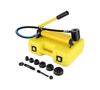 22-60mm idraulico Knockout Punch Driver Kit 6 muore lamiera di acciaio apri foro strumento di riparazione Cutter Set 10Ton Manuel Hole Digger Efficienza