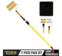 22.9cm Emulsione & Lucido Pittura Rullo & Mini Set Kit Con Spazzola & Tray