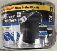 22.9m Come Visto IN TV Pocket Hose Argento Pallottola Leggero No Kink Da Calze