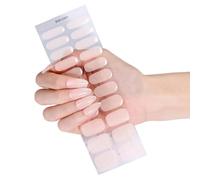 22 adesivi per unghie in gel con 22 stili flessibili, set per feste, lavoro sicuro e delicato su lunga durata, brillanti per donne