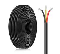 22 AWG, 3 x 0,3 mm², 10 m, cavo elettrico a 3 fili, 5 V/12 V/24 V, cavo di alimentazione in rame stagnato, 300 V, flessibile e morbido, resistente alle alte temperature, prolunga 10 m
