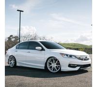 22 " Blaque Diamond BD-F18 Argento 22x9 22x10.5 Ruote Cerchi Per Infiniti M37