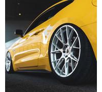22 " Blaque Diamond BD-F18 Argento Forgiato Ruote Cerchioni Per Cadillac Cts V