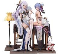 22 cm. Re:Zero Starting Life in Another World: Rem and Emiria Action Figure PVC Environmental Protection Materials Decoration Ornaments (colore: Blue)