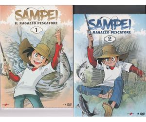 22 Dvd SAMPEI SANPEI IL RAGAZZO PESCATORE serie completa 1-109 cofanetto nuovo