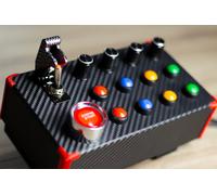 22 Funzioni Button Box Sim Racing ButtonBox Leva Start Luminosa USB PC Carbonio