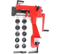 22 Gauge Sheet Metal Bender w/6 Die Set, 7 '' Rotary Steel Bending Bender, Bead Roller Bending Machine per Bordatura Tornitura Fabbricazione