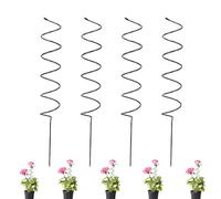 22 Inch Plus Tomato Twist Stake, 4/6/8/12 Pcs Spiral Tomato Stakes, Climbing Plant Tower Plant Supports, for Small Gardens or Urban Gardening Spaces (4pcs)