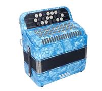 22 Key 8 Bass Formonon Professional Formonon Musical Strumento con 2 Cinghie per la Performance Fisarmonica (cielo blu)