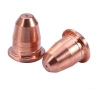 22 materiali di consumo per taglierina al plasma per S45 PT-40 PT60 per IPT-60 PTM-60, compatibili con CUT55, kit elettrodi per ugelli polimerici in rame 0,8 mm